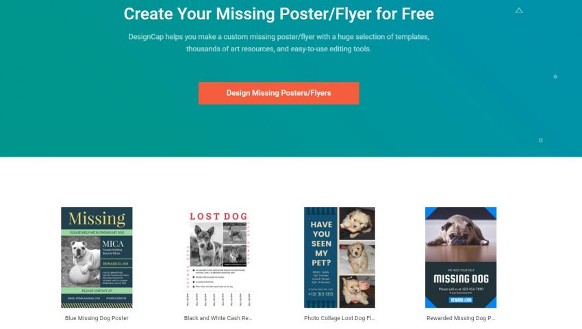 How to Make a Missing Poster Online?