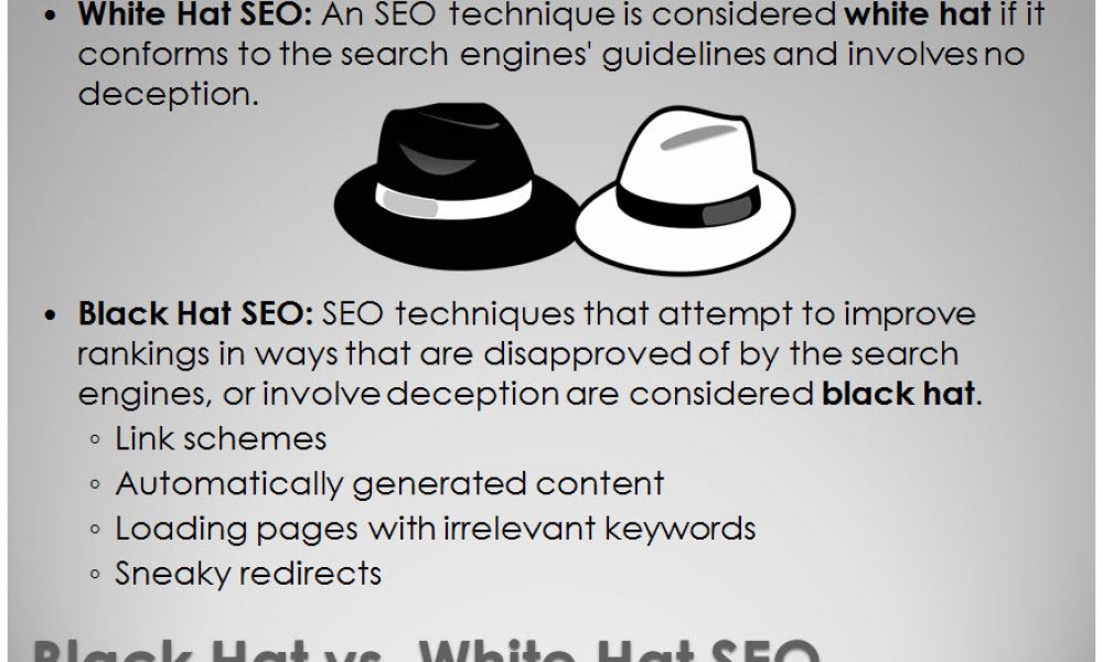 What Is Difference Between White Hat Seo And Black Hat Seo