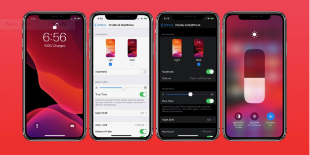 Mobile App UI style With Dark Mode