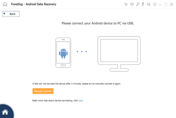 Install FoneDog Toolkit and Connect Your Android Device