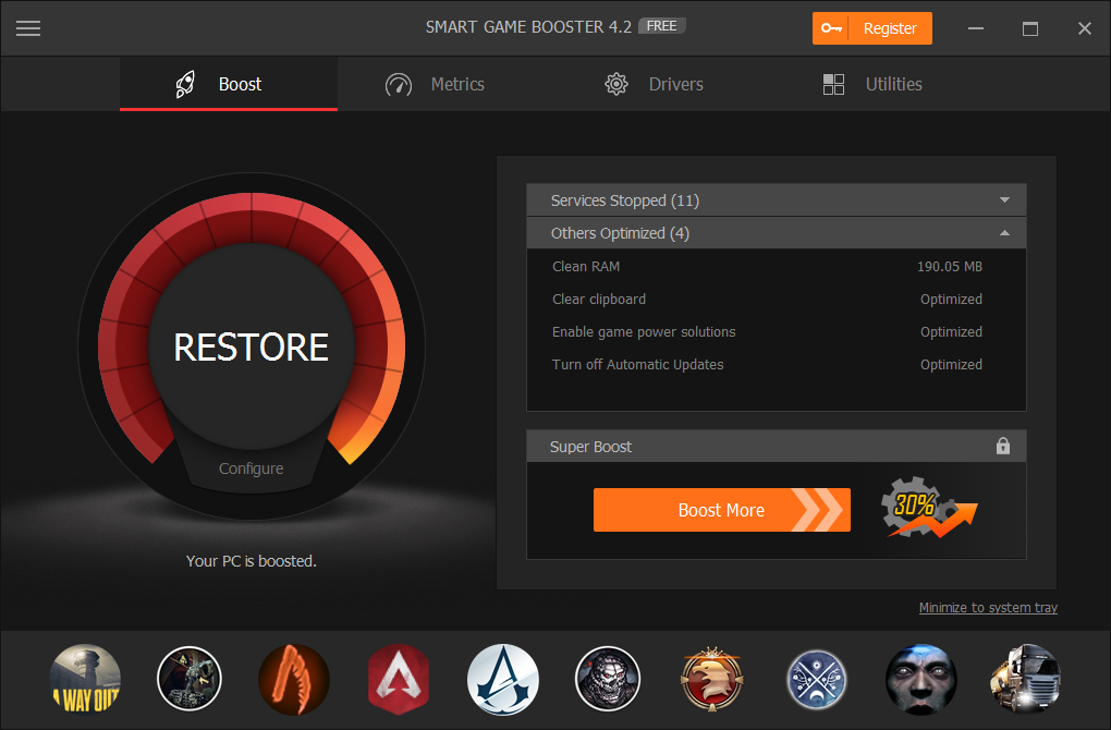 Smart Game Booster Mic Test