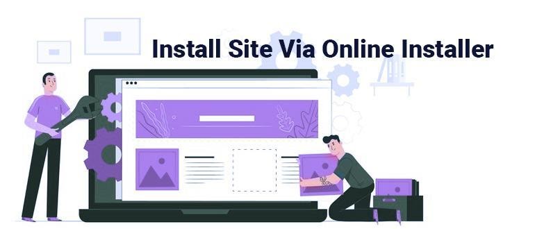 Install Site Via Online Installer 