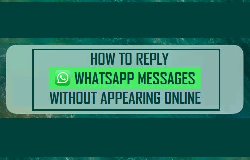 WhatsApp Messages Without Appearing Online