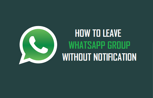 How To Leave WhatsApp Group Without Notification?