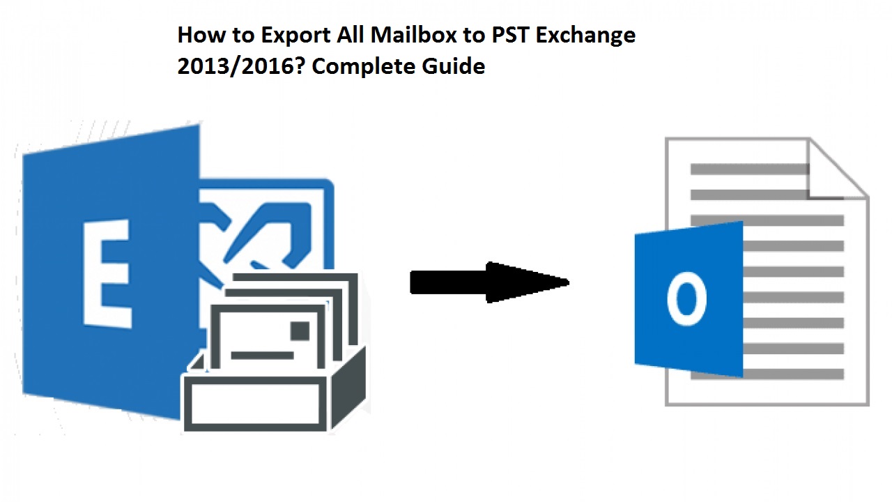 Export All Mailbox To PST Exchange 2013 Complete Solution