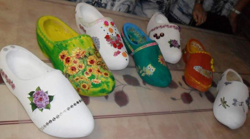 Painted Wooden Shoes