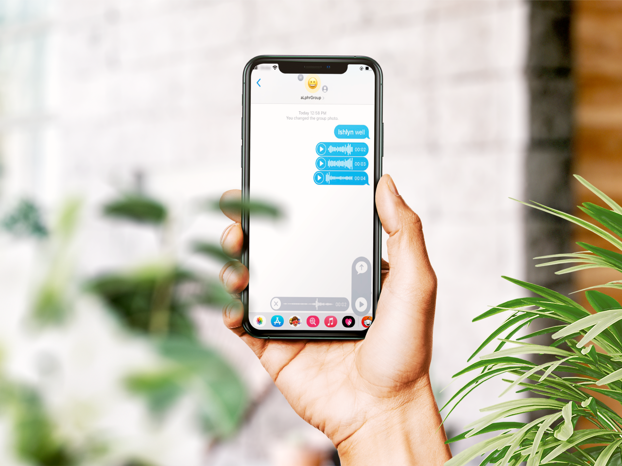Send a Voice Message on iPhone